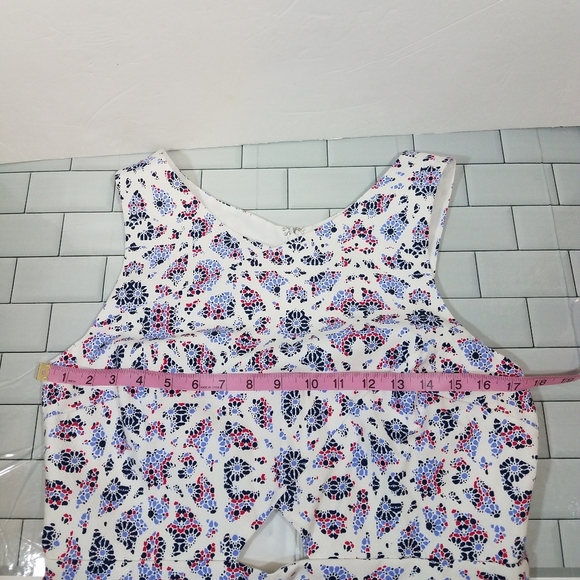 CeCe April Ultra White Cutout Dress 12 NWT - Picture 11 of 16